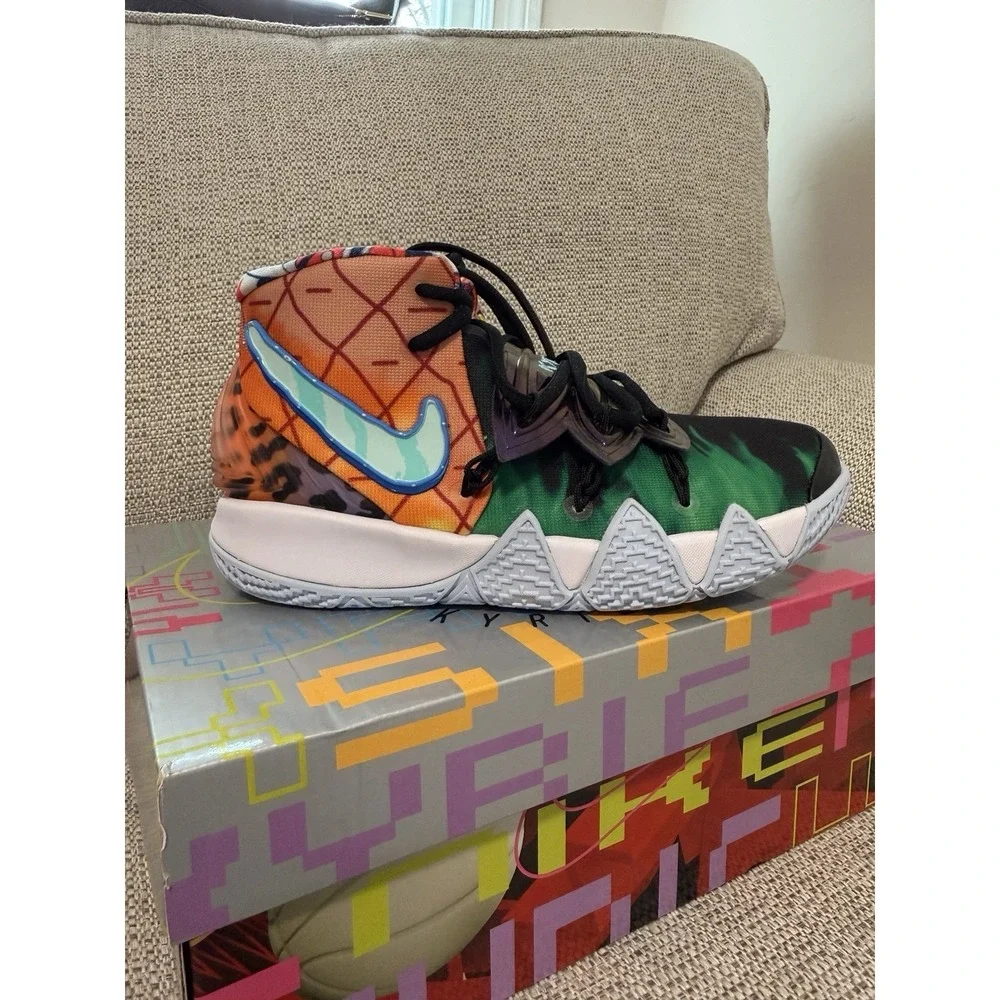 Nike NEW Kyrie Five Kybird S2 Multi-Color Sneaker Kid Size 3.5Y - Picture 2 of 7
